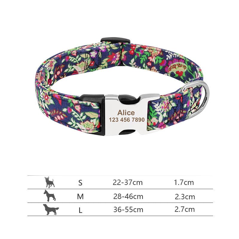 Personalized dog collar - Furry Family Faves