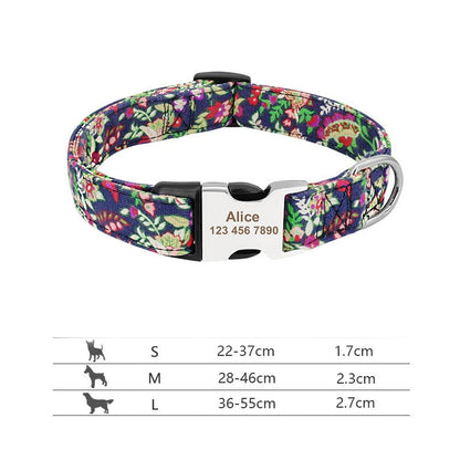 Personalized dog collar - Furry Family Faves