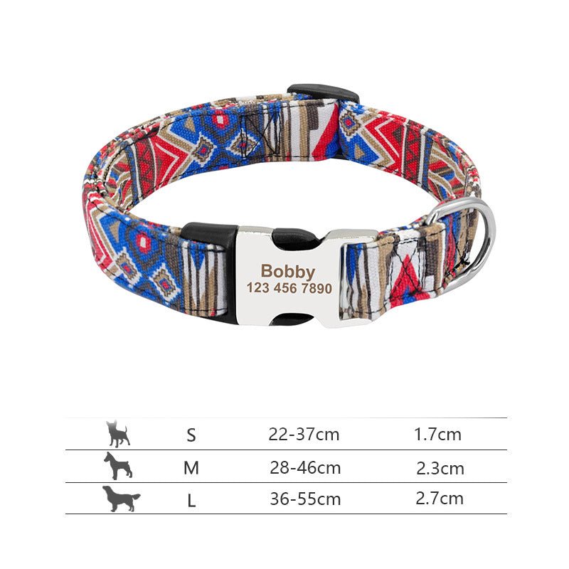 Personalized dog collar - Furry Family Faves