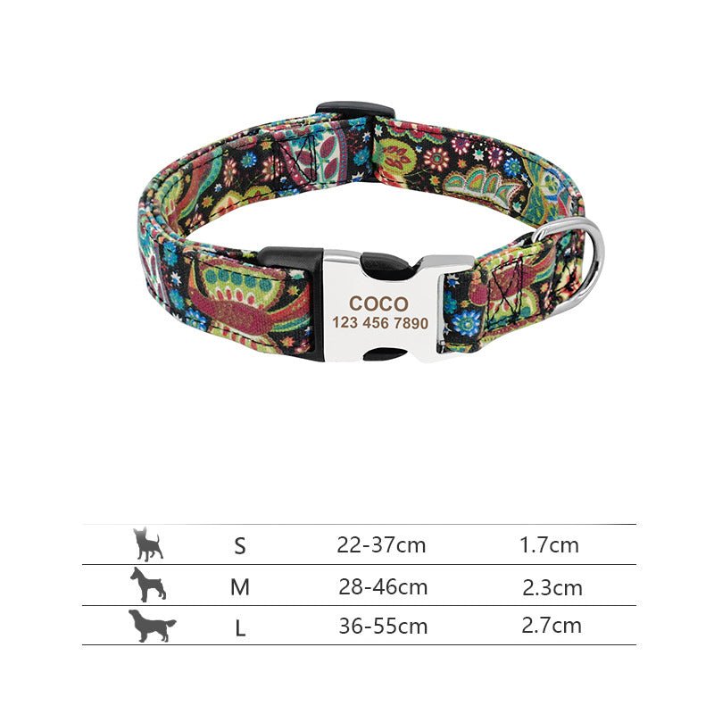 Personalized dog collar - Furry Family Faves