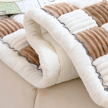 Pet Blanket Bed Pet Sleeping Mat Soft Thicken Fleece Pad Mat Sofa Cushion - Furry Family Faves