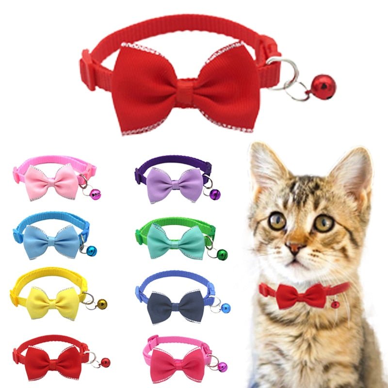 Pet Collar Bow and Bell - Furry Family Faves