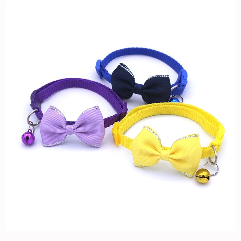 Pet Collar Bow and Bell - Furry Family Faves