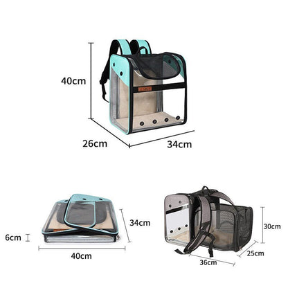 Pet Expandable Backpack - Furry Family Faves