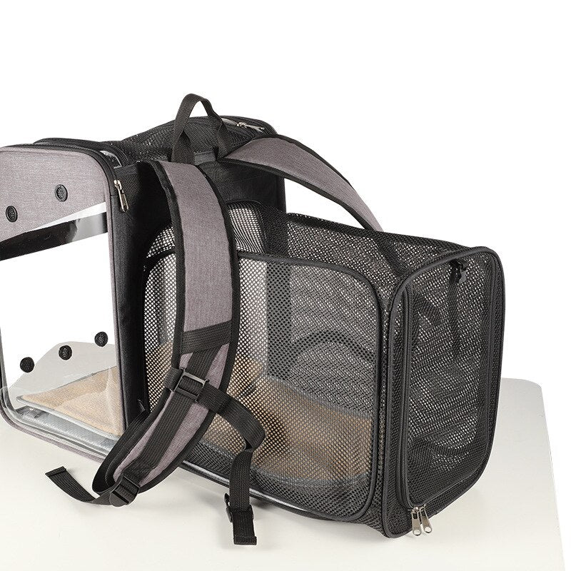 Pet Expandable Backpack - Furry Family Faves