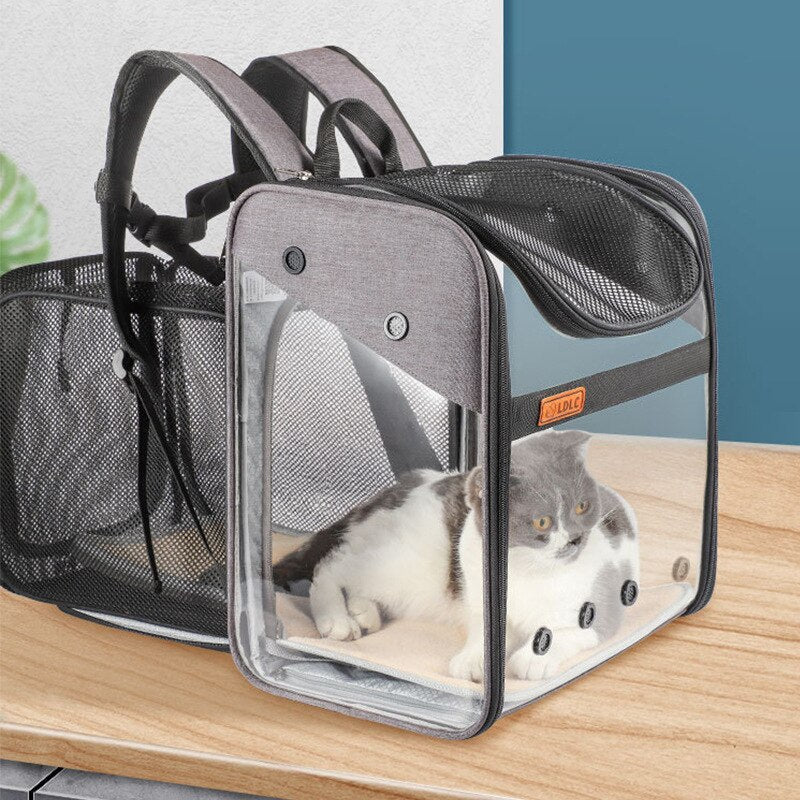 Pet Expandable Backpack - Furry Family Faves