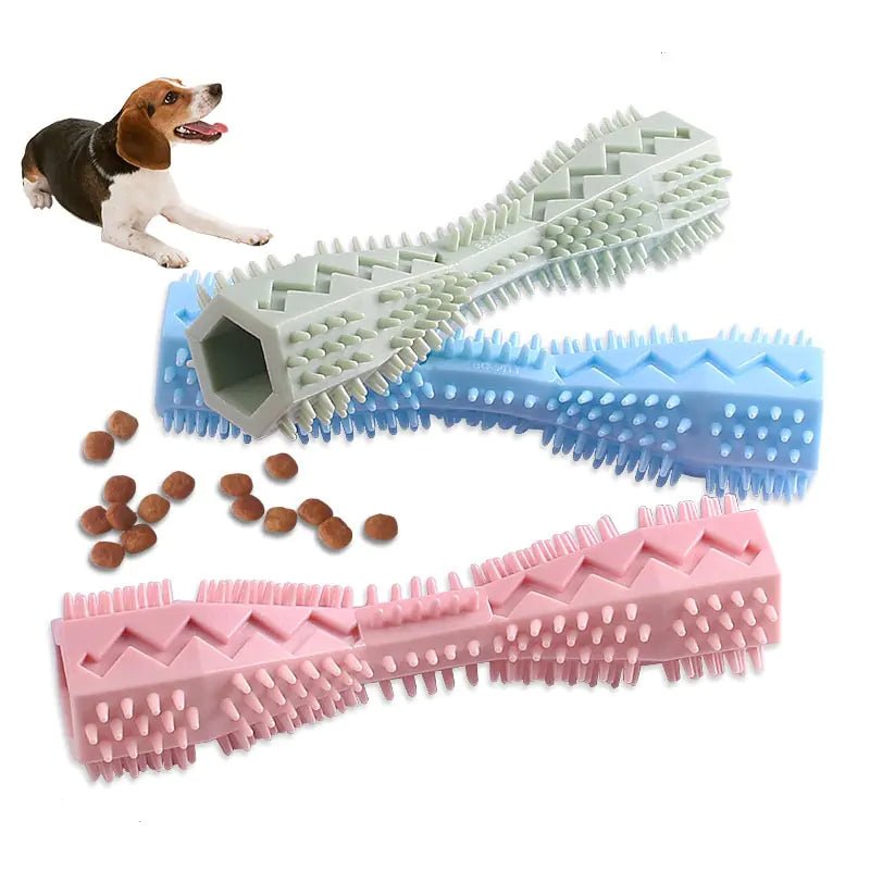 Pet Molar Teeth Cleaner Hexagonal Toy - Furry Family Faves