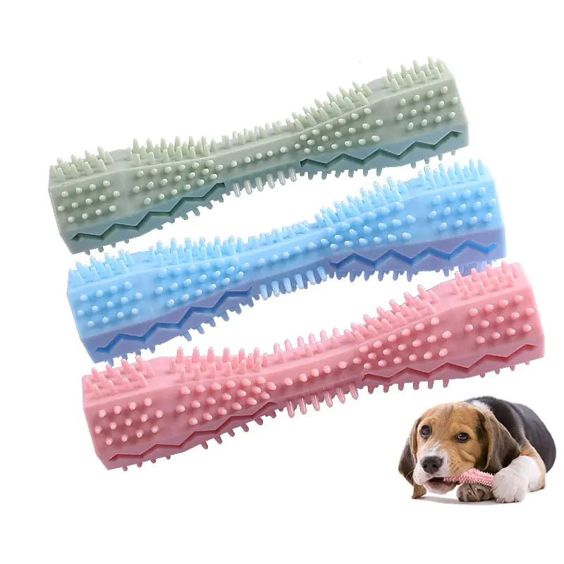 Pet Molar Teeth Cleaner Hexagonal Toy - Furry Family Faves