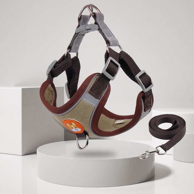 Reflective Pet Harness And Leash Set - Furry Family Faves