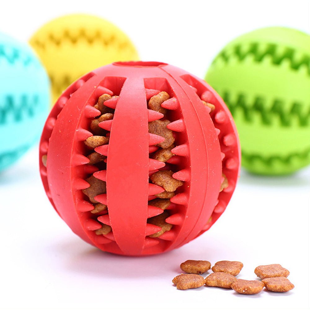 Rubber Balls Pet Toys - Furry Family Faves