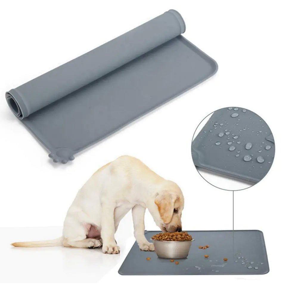 Silicone Pet Bowl Mat - Furry Family Faves