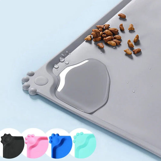 Silicone Pet Bowl Mat - Furry Family Faves