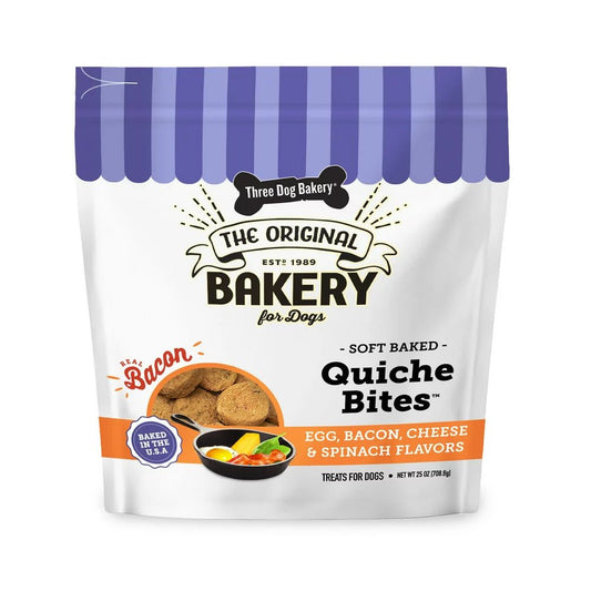 Soft-Baked Quiche Bites Dog Treats, 25 Oz. - Furry Family Faves