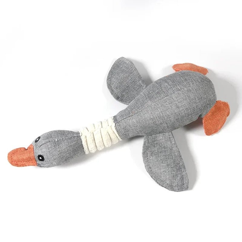 Squeaky Duck Dog Toy - Furry Family Faves