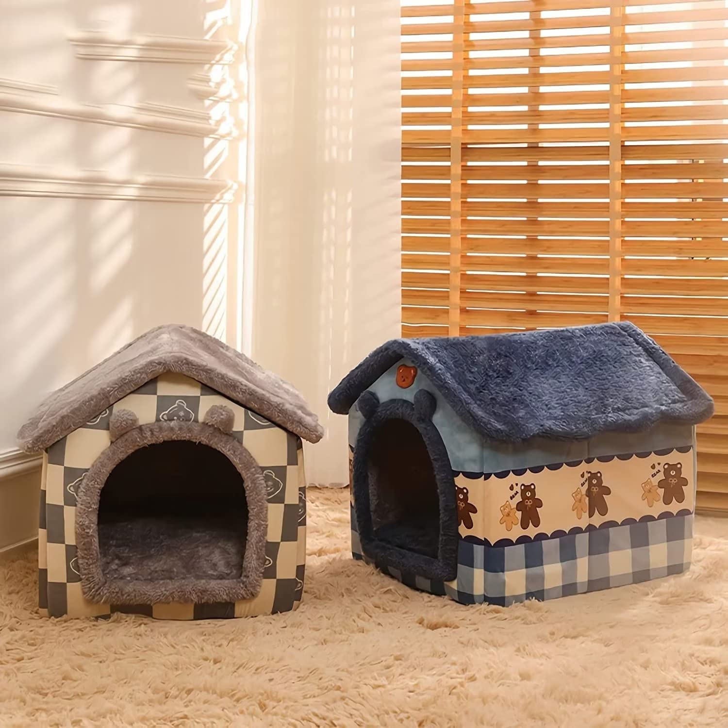 Verneza Foldable Pet House - Furry Family Faves