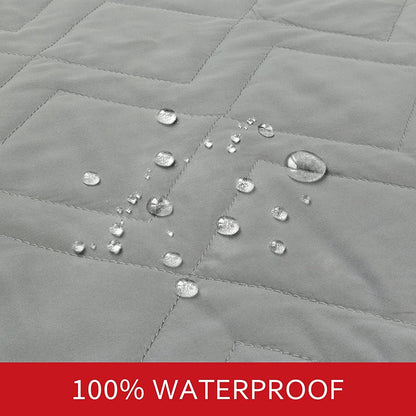 Waterproof Bed Cover Pet Blanket Sofa with Non-Skid Bottom, Dogs and Cats - Furry Family Faves