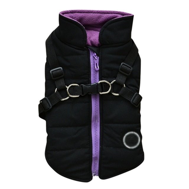 Waterproof Pet Coat With Harness - Furry Family Faves