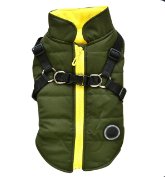 Waterproof Pet Coat With Harness - Furry Family Faves